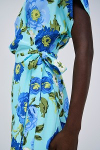 WRAP DRESS WITH FLORAL PRINT