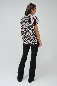 ANIMAL PRINT BLOUSE