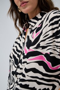 ANIMAL PRINT BLOUSE