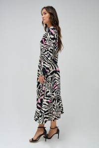 VESTIDO MIDI ANIMAL PRINT