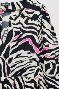 KLEID MIDI ANIMAL PRINT