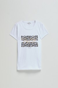 T-SHIRT COM ANIMAL PRINT