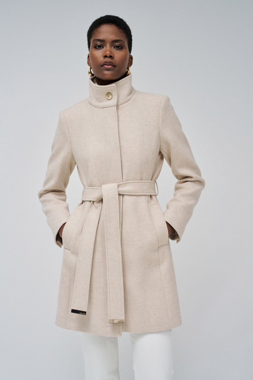 GRACE WOOLLEN COAT WITH BELT