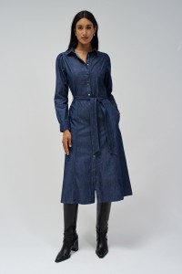 LONG LIGHTDENIM DRESS