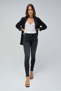 JEANS SECRET PUSH IN SKINNY ESCURO