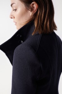 JERSEYJACKE GRACE, LANG, MIT DETAILS