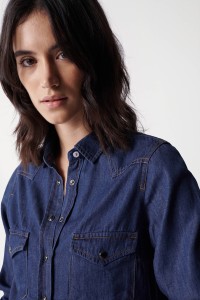 SLIM FIT LIGHTDENIM SHIRT