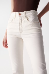 UNBLEACHED FAITH PUSH IN FLARE JEANS