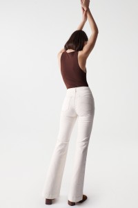 FAITH PUSH IN-JEANS, FLARE-PASSFORM, NATURFARBEN