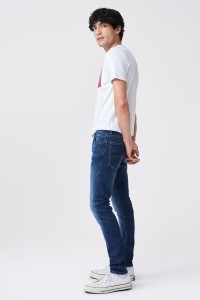 PANTALONES VAQUEROS SKINNY OSCUROS