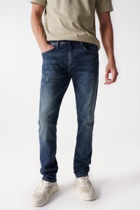 SLIM FIT GREENCAST JEANS