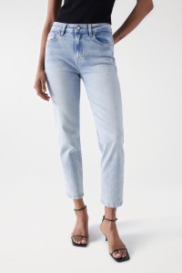 VAQUEROS TRUE CROPPED SLIM CLARO