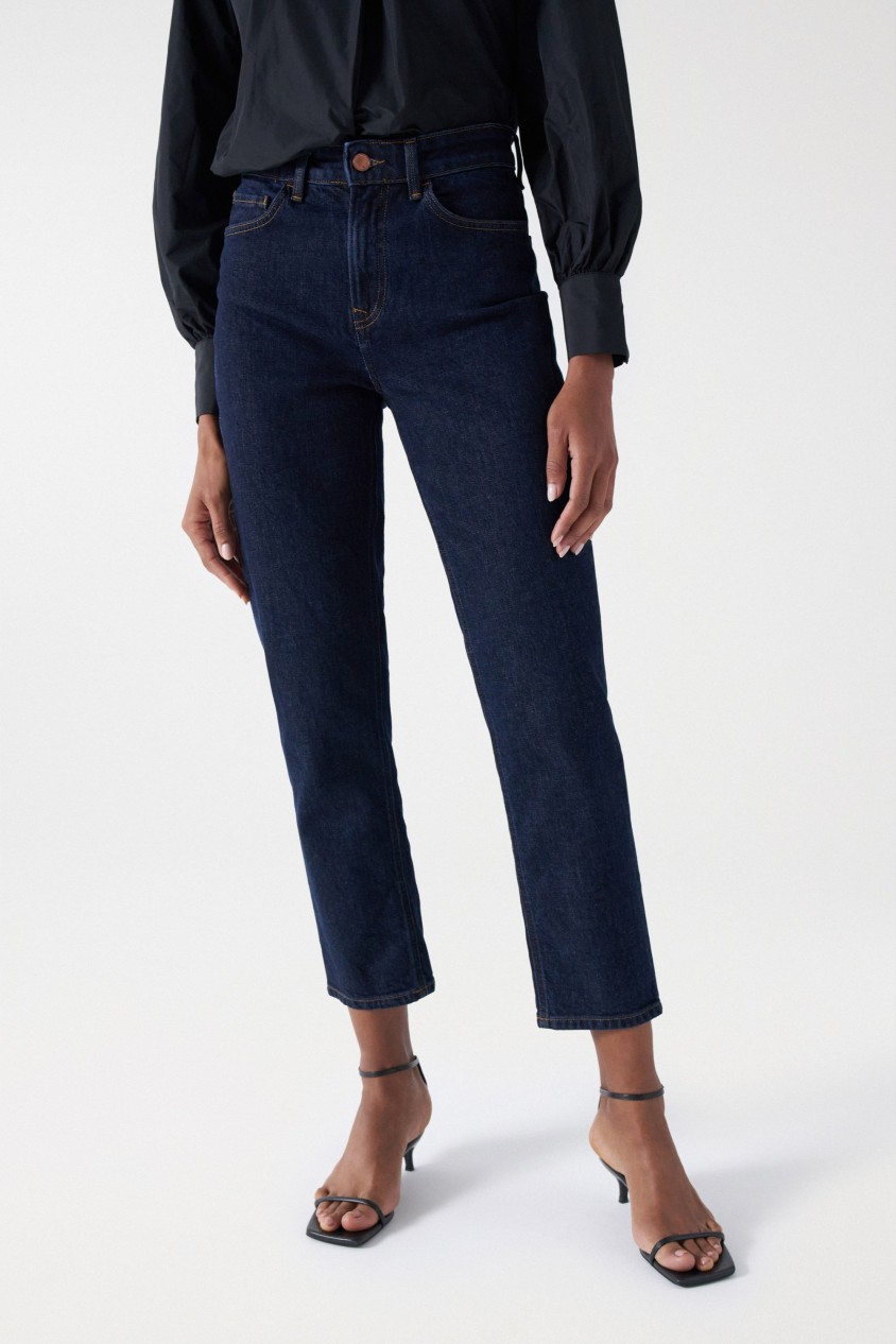 CROPPED TRUE-JEANS, SLIM