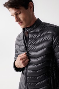 PADDED NAPPA JACKET