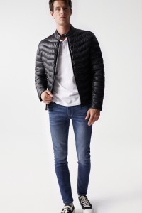 STEPPBLOUSON AUS NAPPA