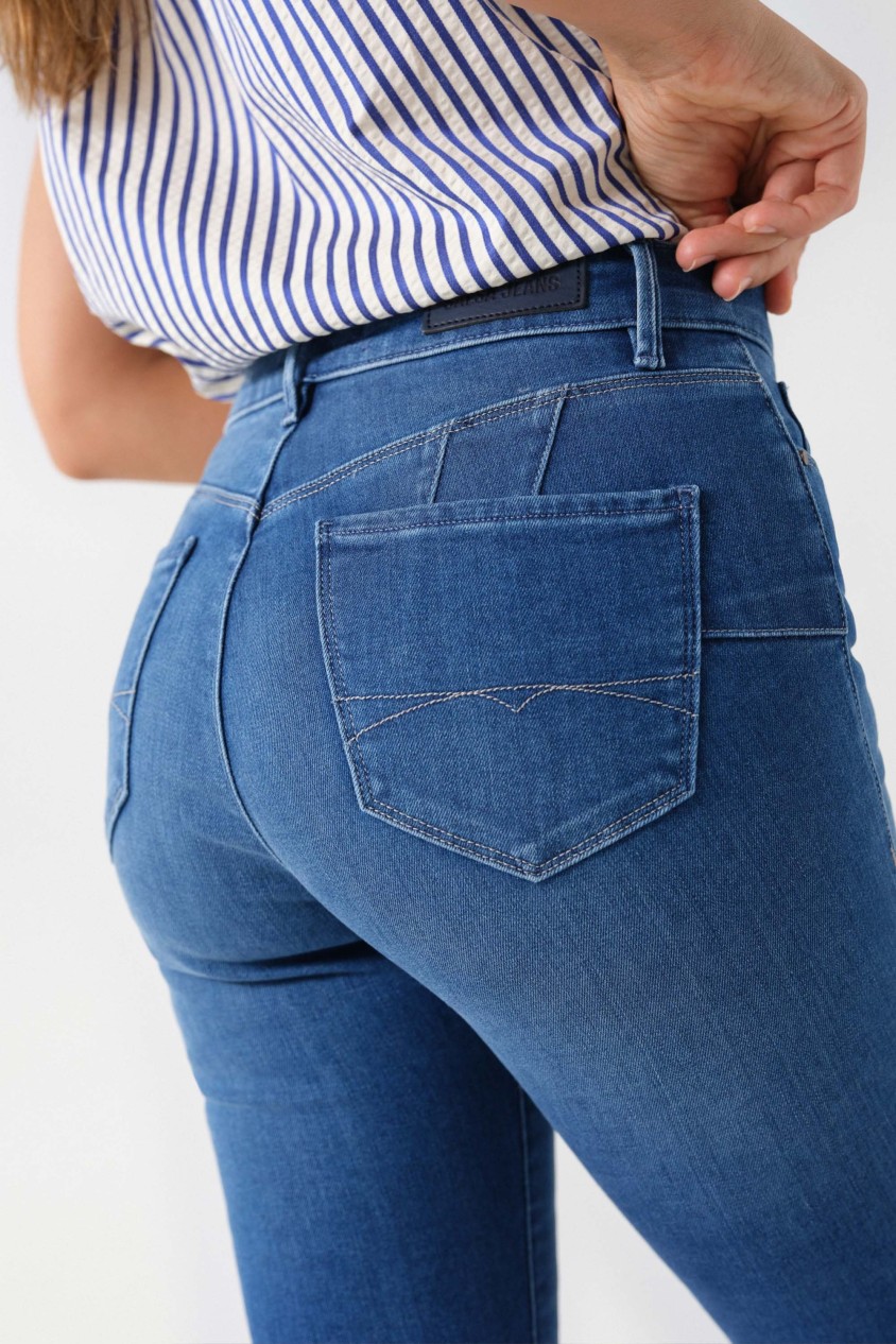 JEAN DESTINY PUSH UP SKINNY DLAVAGE MOYEN