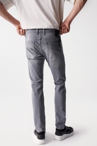 SLIM S-REPEL GREY JEANS