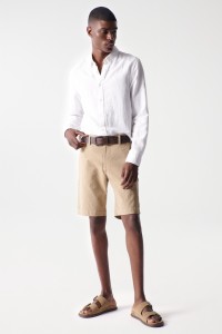 PANTALN CORTO CHINO BEIGE