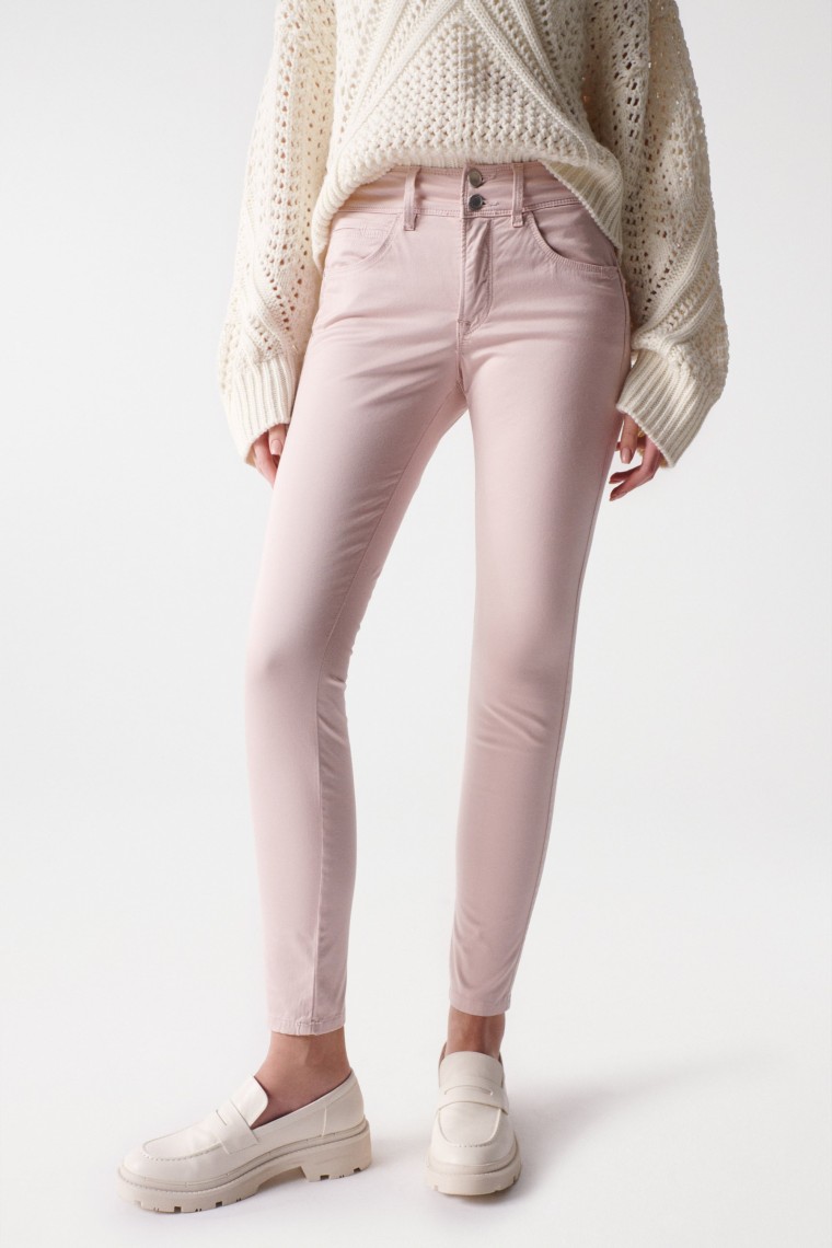 JEAN SECRET PUSH IN COUPE SKINNY, ROSE