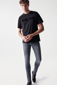 T-SHIRT WITH VELVETY SALSA NAME