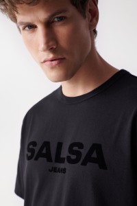 T-SHIRT WITH VELVETY SALSA NAME