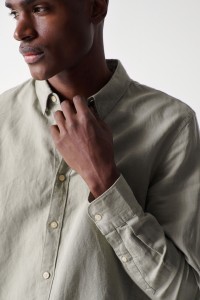 LINEN BLEND SHIRT