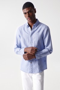 LINEN BLEND SHIRT