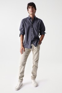 OXFORD PLAIN SHIRT WITH POCKET