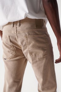 BEIGE SLIM-JEANS