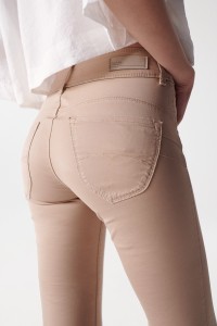 BEIGE SECRET PUSH IN-JEANS, SKINNY