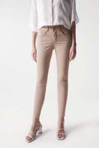 JEAN SECRET PUSH IN COUPE SKINNY, BEIGE