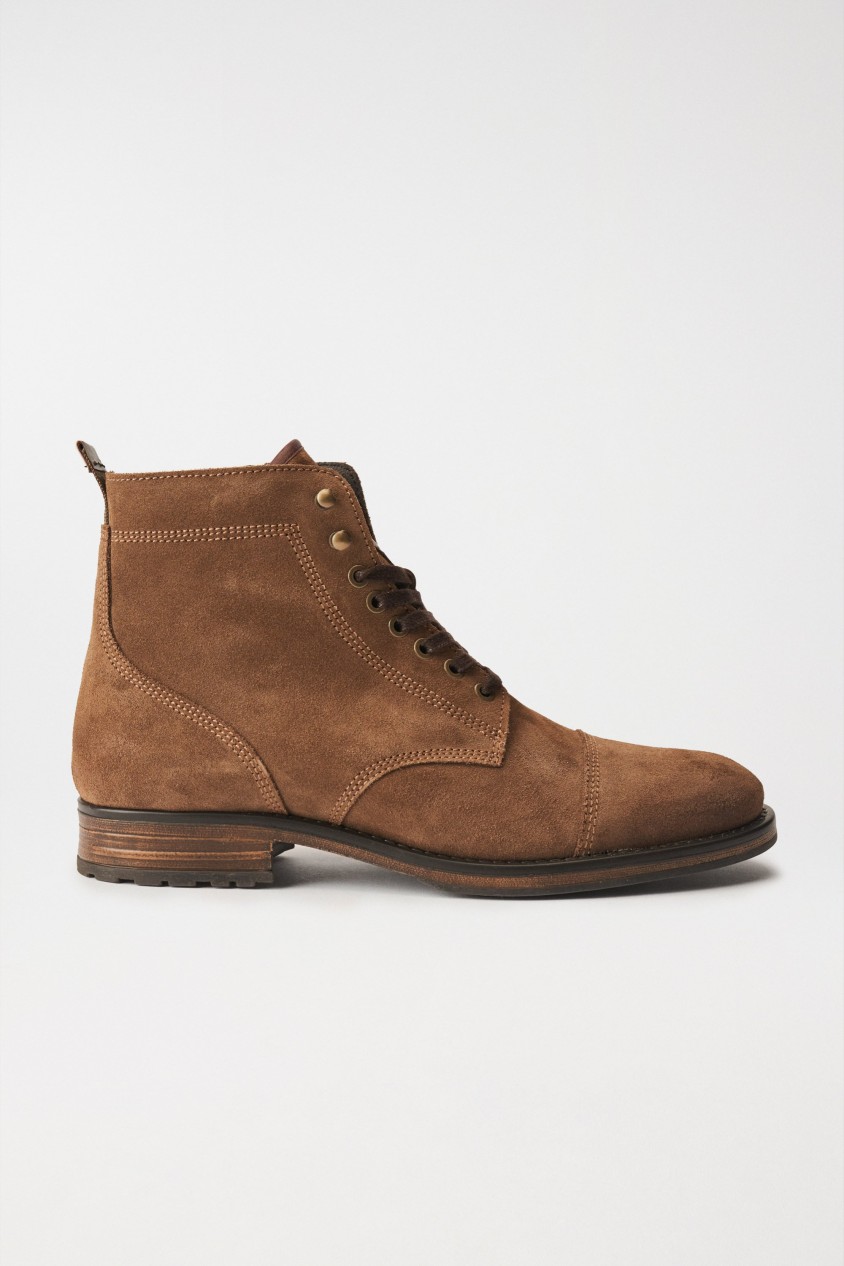 BOTTINES EN DAIM