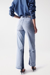 CROPPED FAITH PUSH IN-JEANS, WIDE-PASSFORM