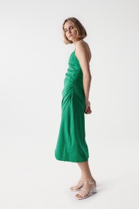 DRESS WITH RUCHED EFFECT