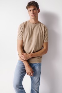 PLAIN T-SHIRT WITH PRINT