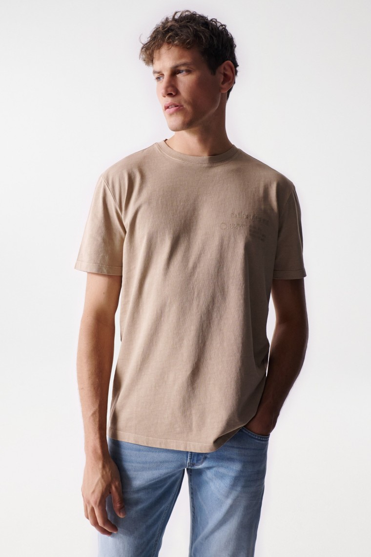 PLAIN T-SHIRT WITH PRINT