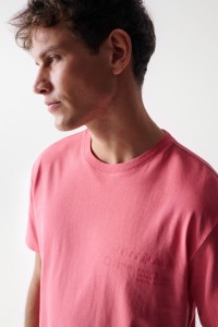 PLAIN T-SHIRT WITH PRINT