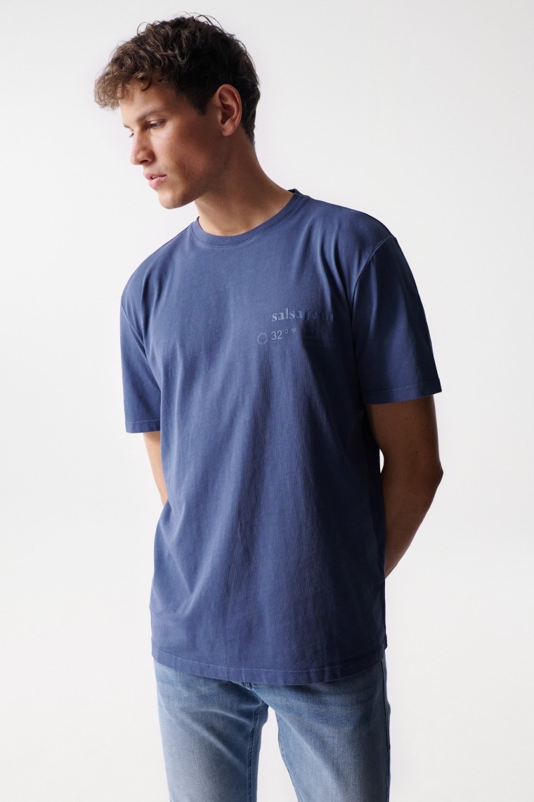 PLAIN T-SHIRT WITH PRINT