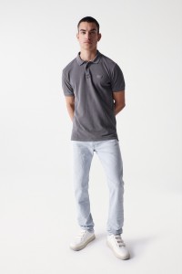 PREMIUM WASH POLO SHIRT, NO POCKET