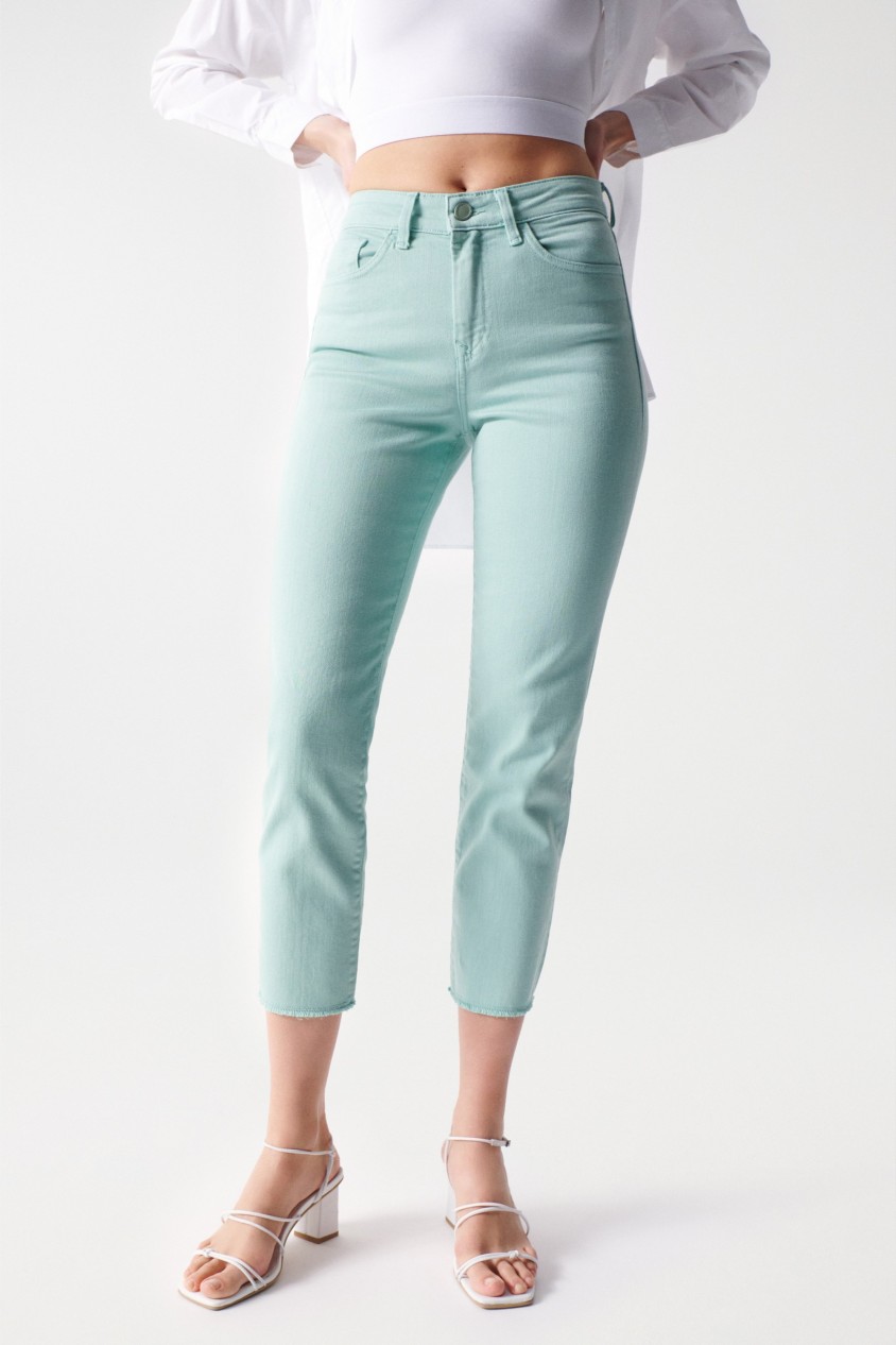 CROPPED SLIM TRUE JEANS