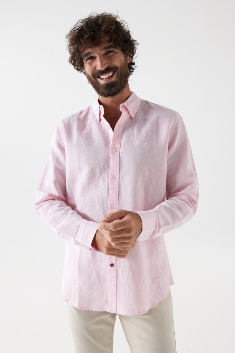 LINEN BLEND SHIRT