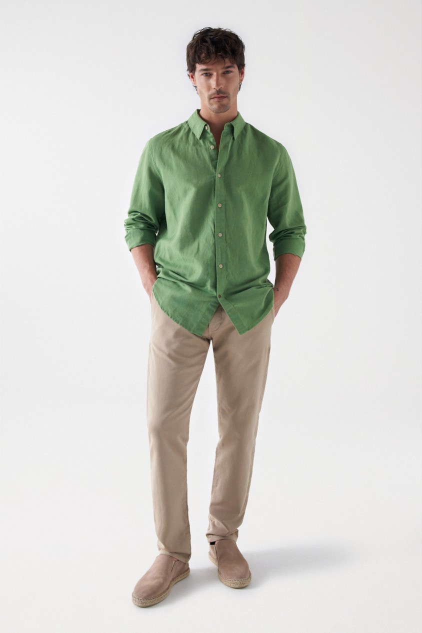 LINEN BLEND SHIRT