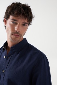 LINEN BLEND SHIRT