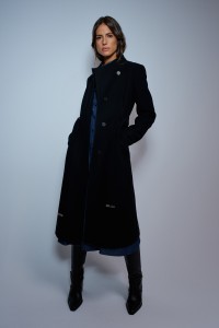 LONG GRACE COAT WITH BELT