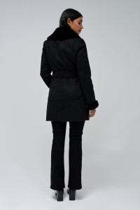 DIANA SHEEPSKIN EFFECT COAT