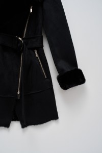 DIANA SHEEPSKIN EFFECT COAT