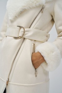 DIANA SHEEPSKIN EFFECT COAT