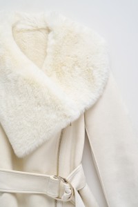 DIANA SHEEPSKIN EFFECT COAT