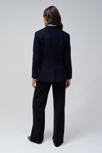 BLAZER MIT JEANSMANTEL