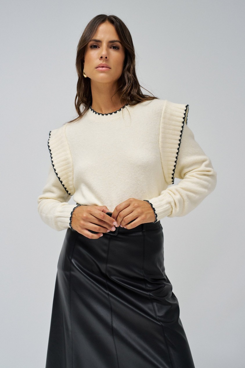 JUMPER WITH RUFFLES